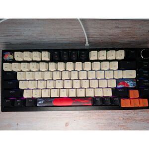 Surmen V400 wired 75% Mechanical Gaming Keyboard - Ukiyo-e Keycaps
